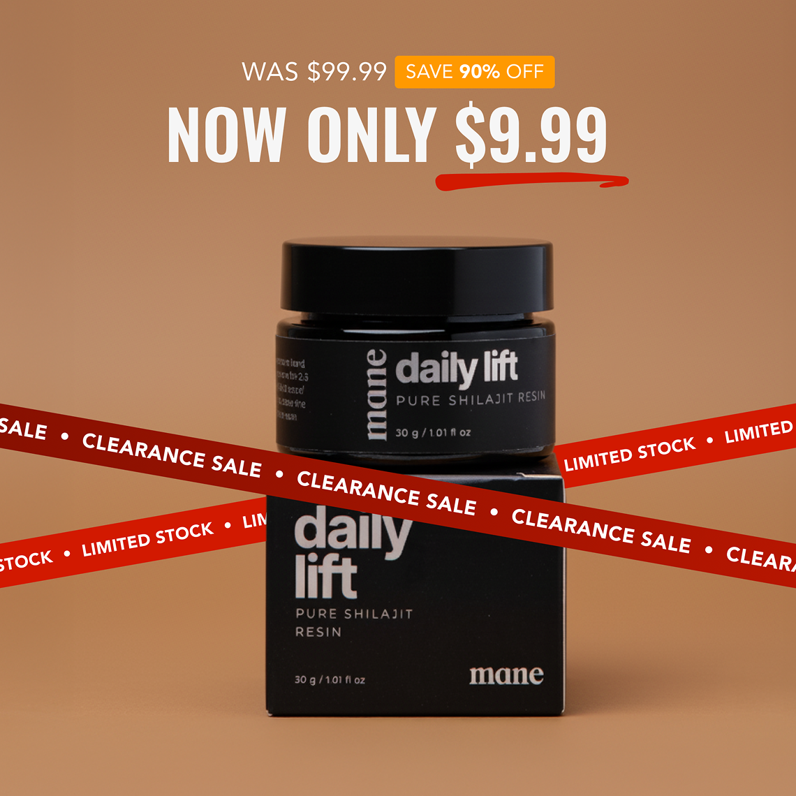 Daily Lift Pure Shilajit Resin - Clearance Sale