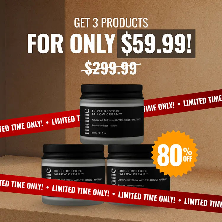 Triple Restore Tallow Cream - 3X Value Pack