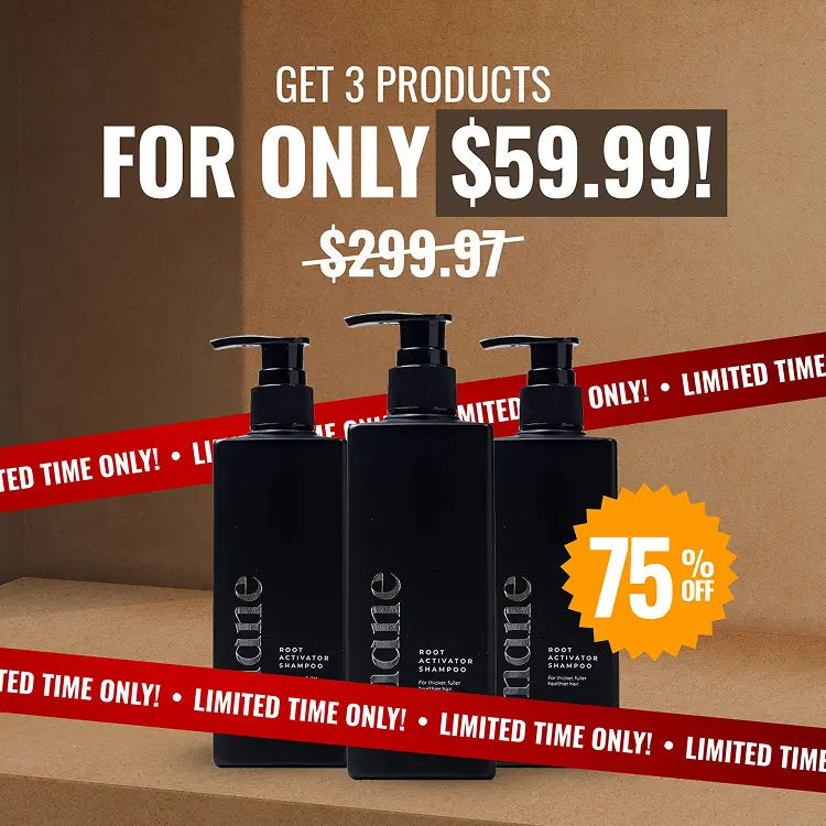 Root Activator Shampoo - 3X Value Pack