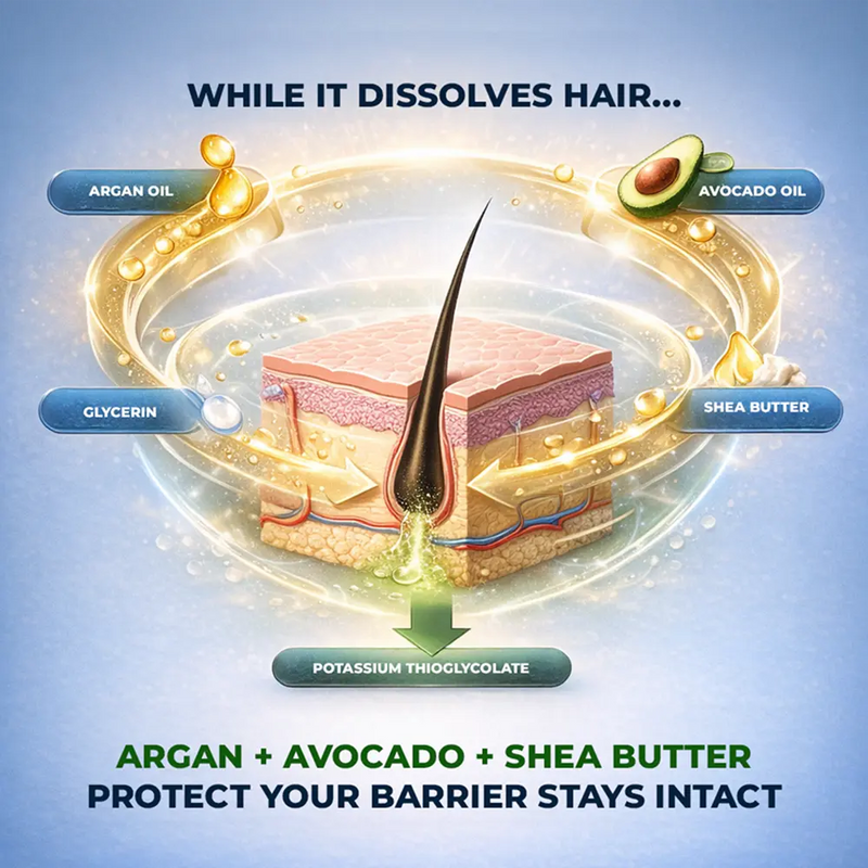 4. Packed with Skin-Protecting Oils (Argan + Avocado + Shea Butter)